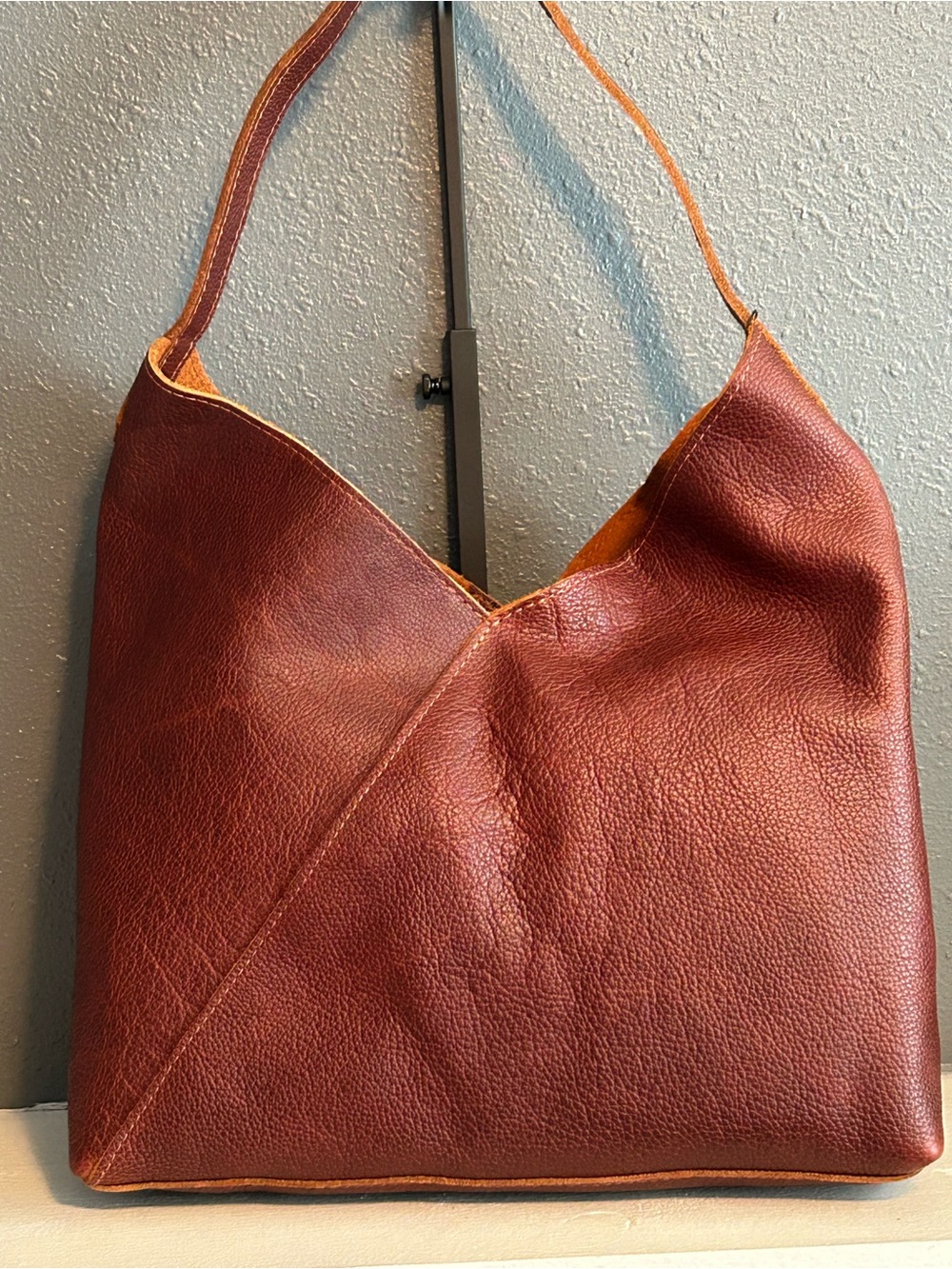 Portland Learher Oversized Naomi in Nutmeg - Picture 3 of 5